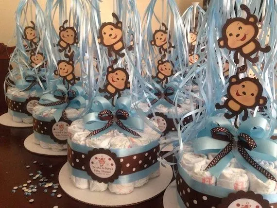 Centros de mesa para baby shower de changuito - Imagui