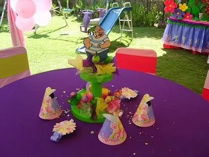 Centros de mesas para fiesta de Tinkerbell - Imagui