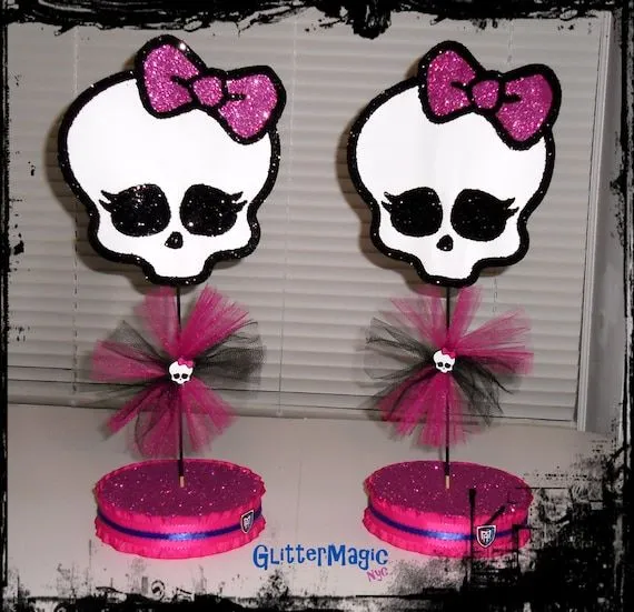 Centros de mesa para fiesta de las monster high - Imagui