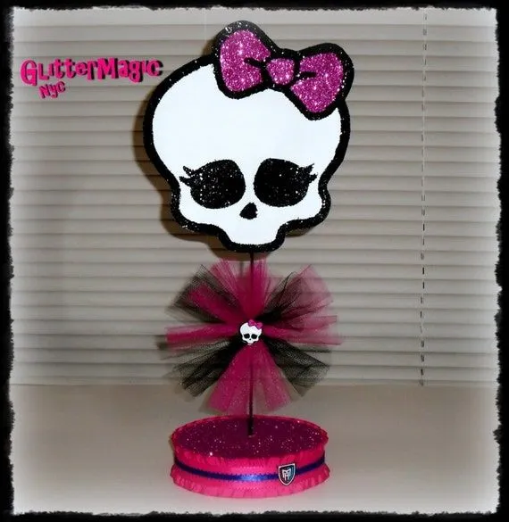 Arreglos de mesa de fiesta de monster high - Imagui