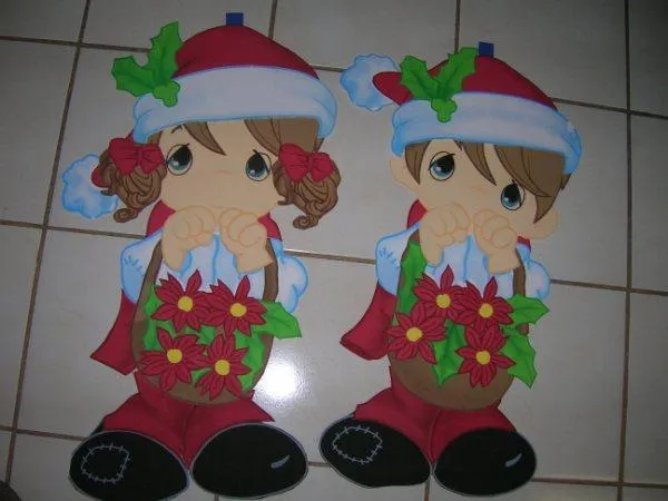 Figuras con fomi para navidad - Imagui