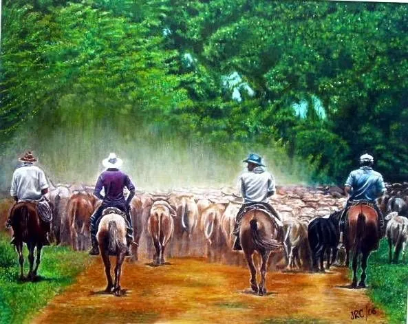 arriando el ganado Juan Ramón Cerusico - Artelista.com arriando el ganado Juan Ramón Cerusico - Artelista.com