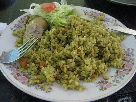 Arroz con pollo para colorear - Imagui