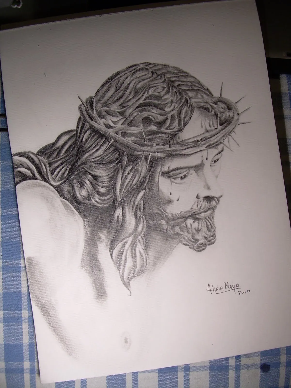 arsartis51: DIBUJO A LÁPIZ. Cristo de la Sed (Sevilla)