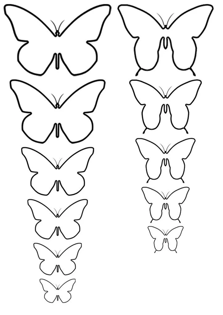 Plantillas de mariposas para imprimir gratis - Imagui Plantillas de mariposas para imprimir gratis - Imagui