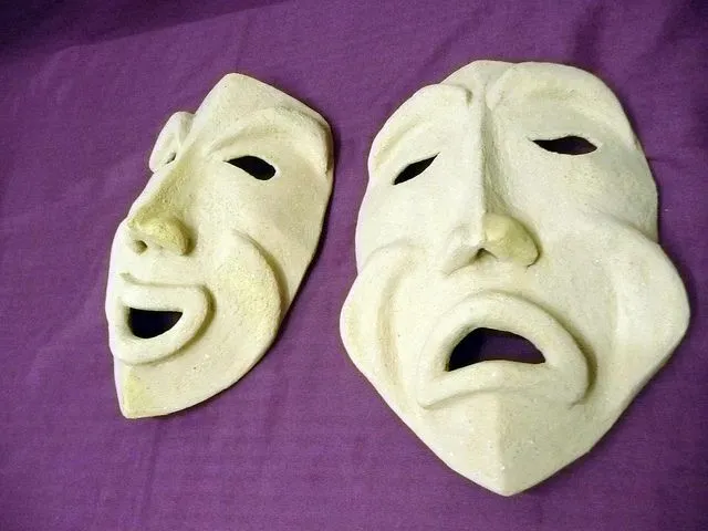 arte & papel: lo trágico y lo cómico