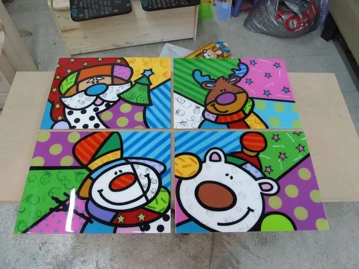 Juego Individuales Arte Britto Navidad. | Arte Britto Navidad ...