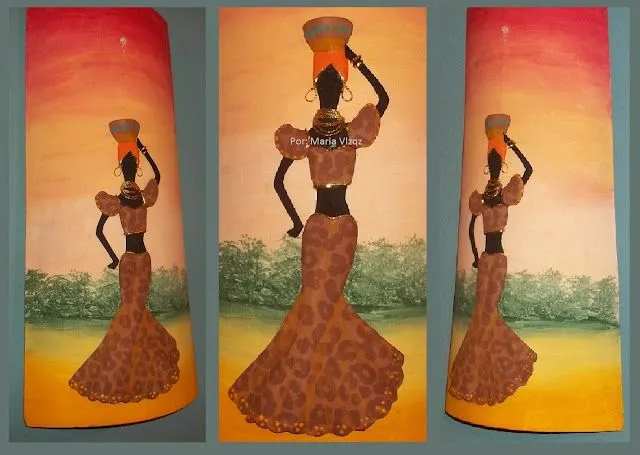 EL ARTE DE CREAR: TEJA (africana en foami)