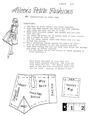 Arte e croche: Moldes de roupas para barbie