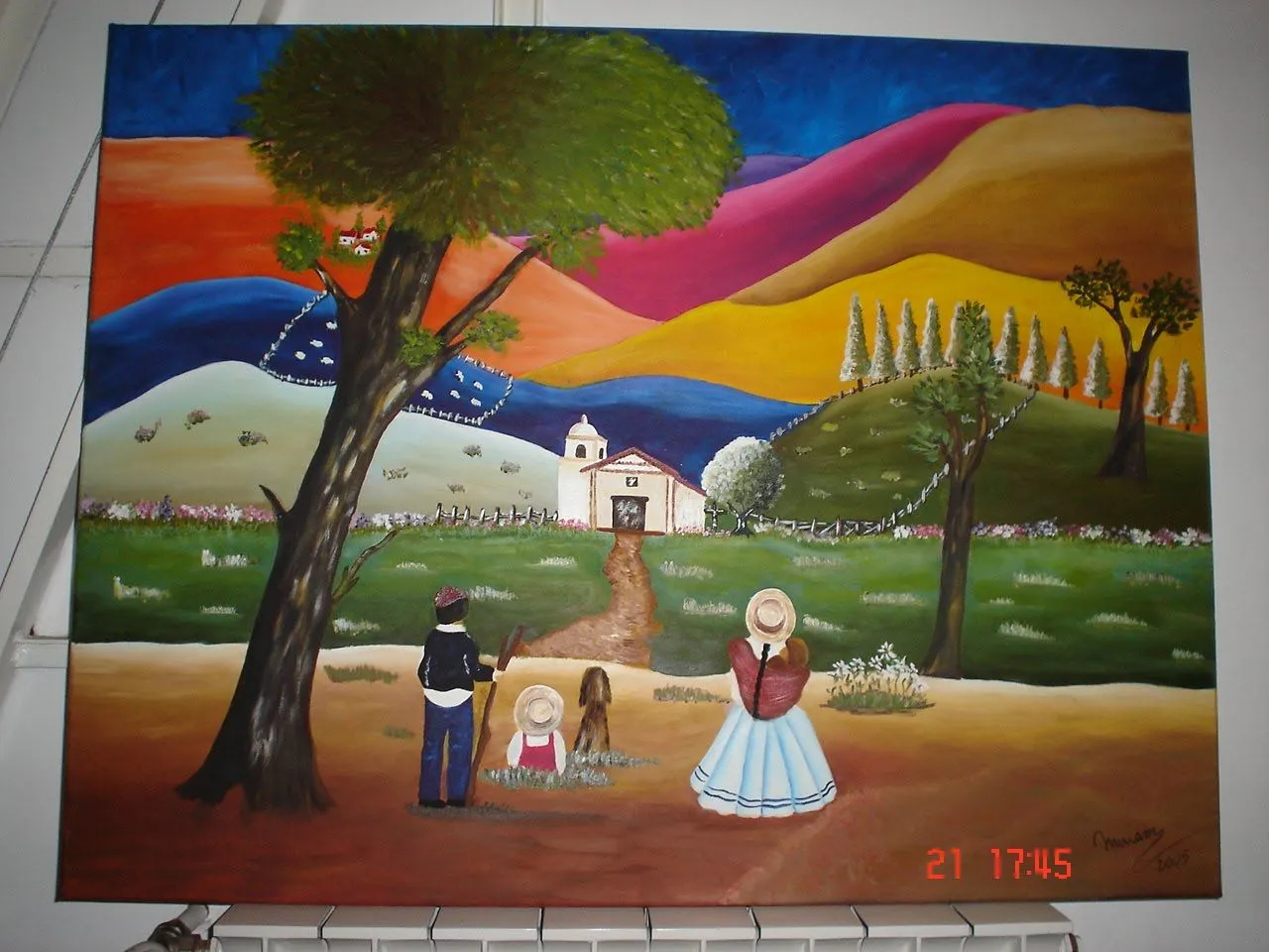 Arte en cuadros MG: Paisaje Naif