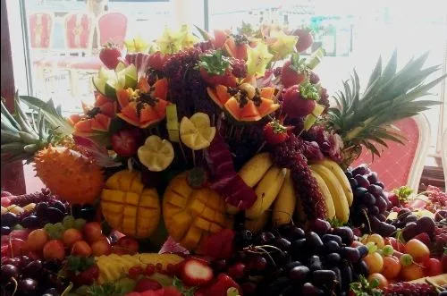Como hacer un arreglo frutal - Imagui