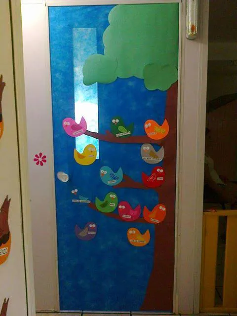 EL ARTE DE EDUCAR: IDEA PARA ADORNAR LA PUERTA DEL AULA