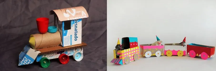 EL ARTE DE EDUCAR: JUGUETES RECICLADOS