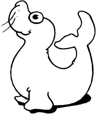 El arte de enseñar: Colorear Foca