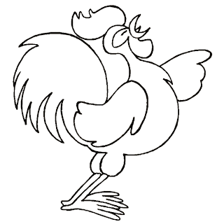 Imágenes para colorear de gallos - Imagui