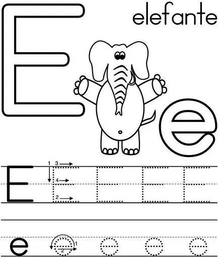 El arte de enseñar: Letra E