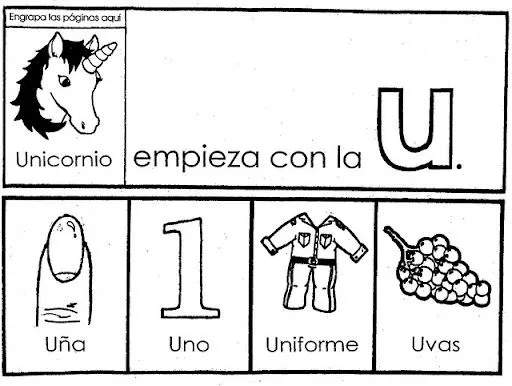 Palabras Con U Para Preescolar Imagui