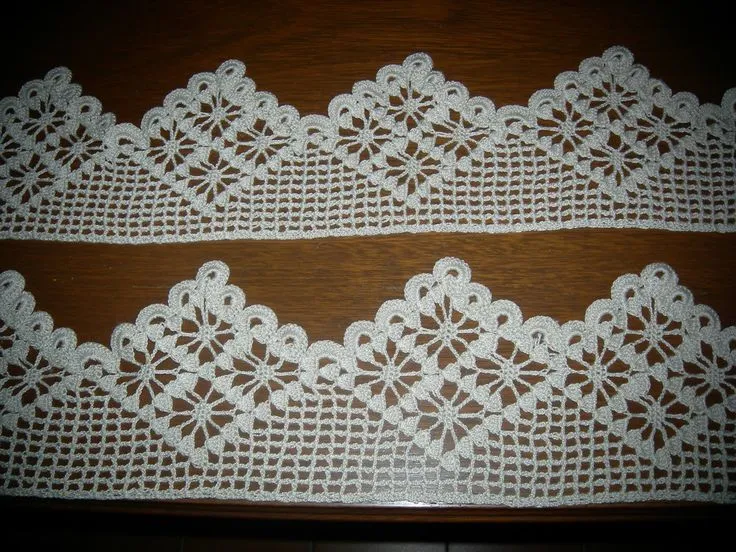 Arte Gabrielle: TEJIDO CROCHET / GANCHILLO - Puntillas en Pico ... Arte Gabrielle: TEJIDO CROCHET / GANCHILLO - Puntillas en Pico ...