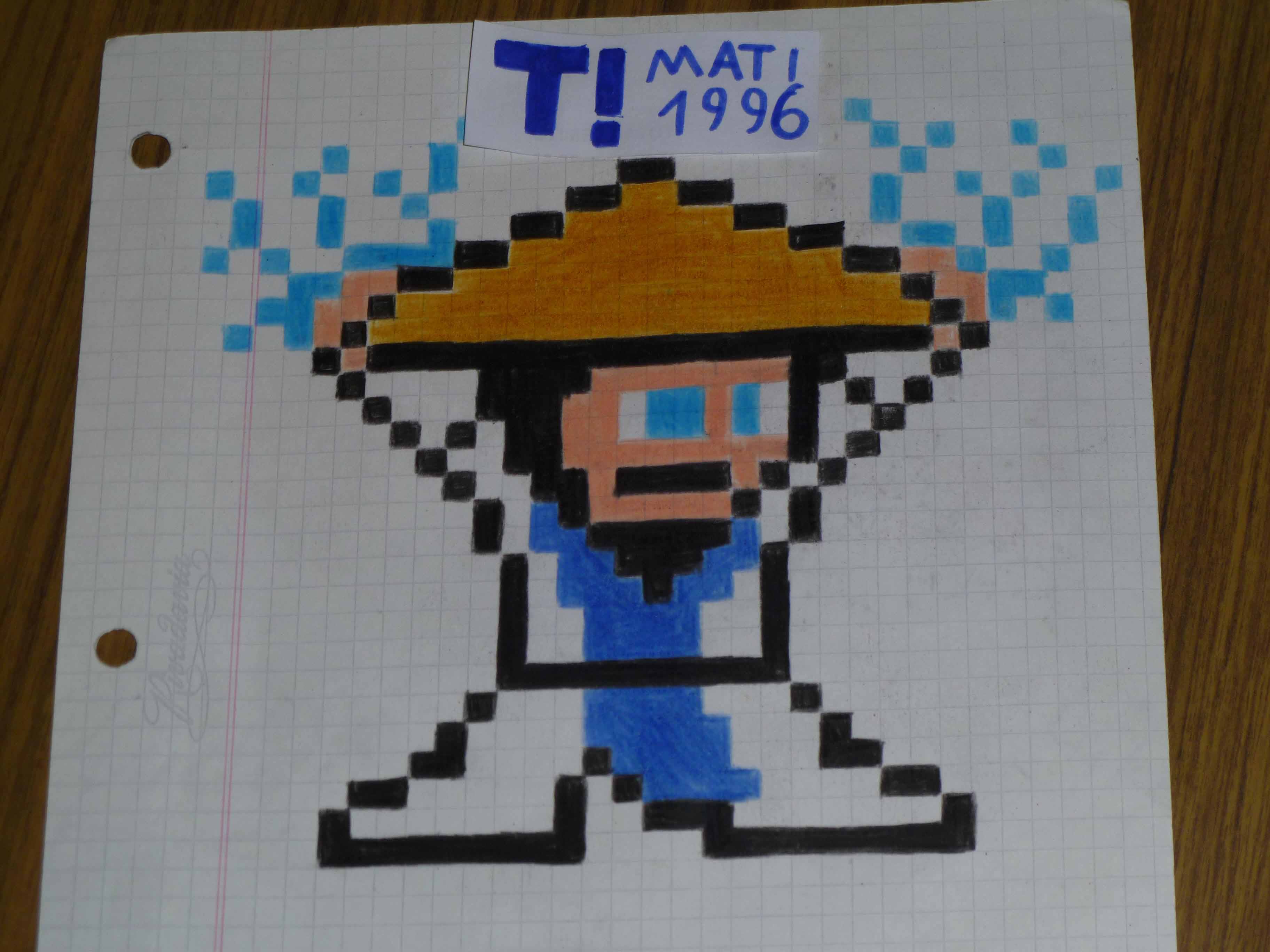 Mi arte Gamer en papel cuadriculado - Taringa!