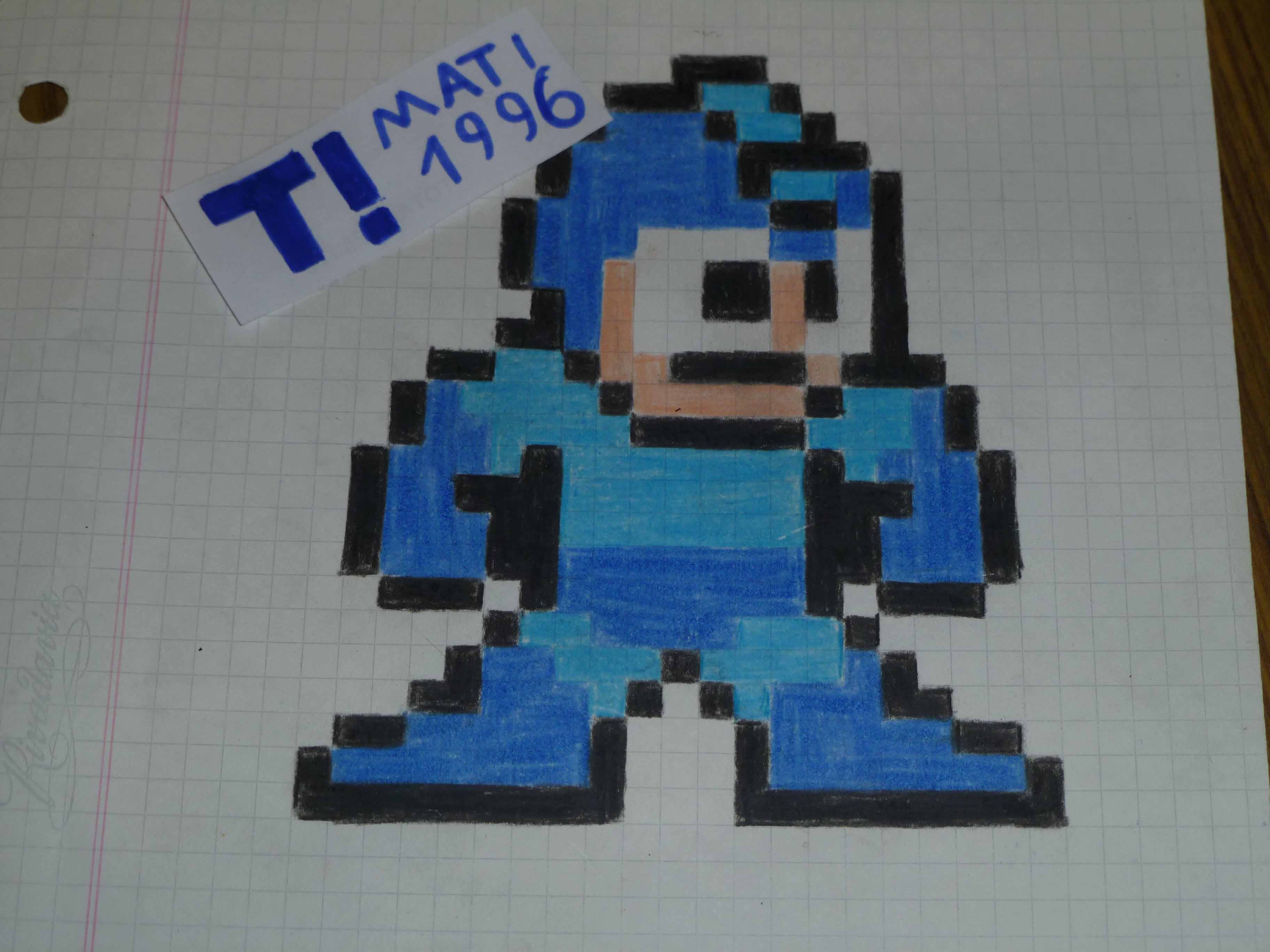 Mi arte Gamer en papel cuadriculado - Taringa!