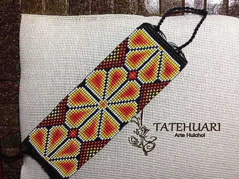 Pulseras de chaquira con dibujo - Imagui