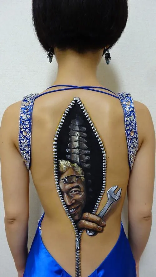 Arte japonés: El body art realista de Chooo-San | Moove Magazine