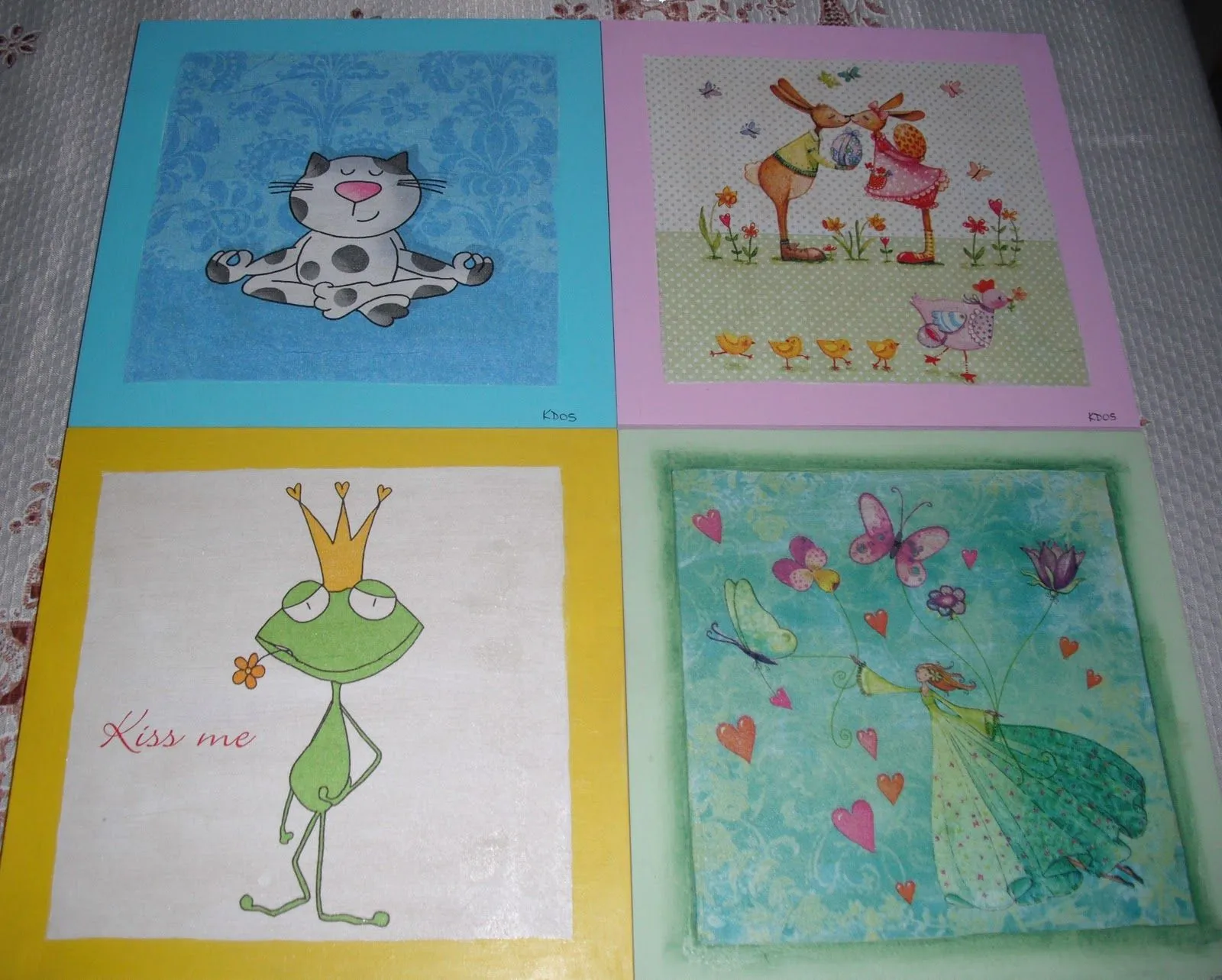 Arte KDOS: Cuadros infantiles con decoupage (Kids pictures) Arte KDOS: Cuadros infantiles con decoupage (Kids pictures)