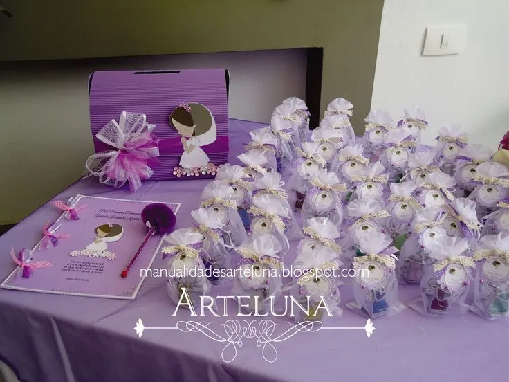 ARTE LUNA: DECORACION PRIMERA COMUNION NIÑA - PRODUCTOS ...