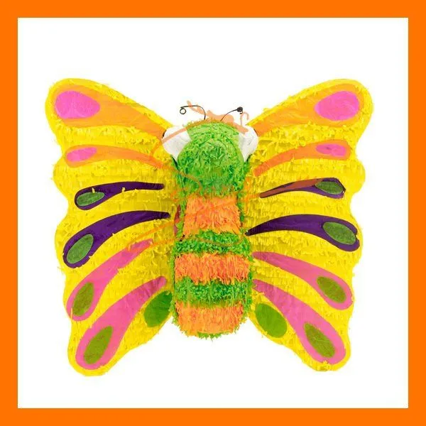 Arte hechos a mano piñata en forma de mariposa grande decoraciones ...