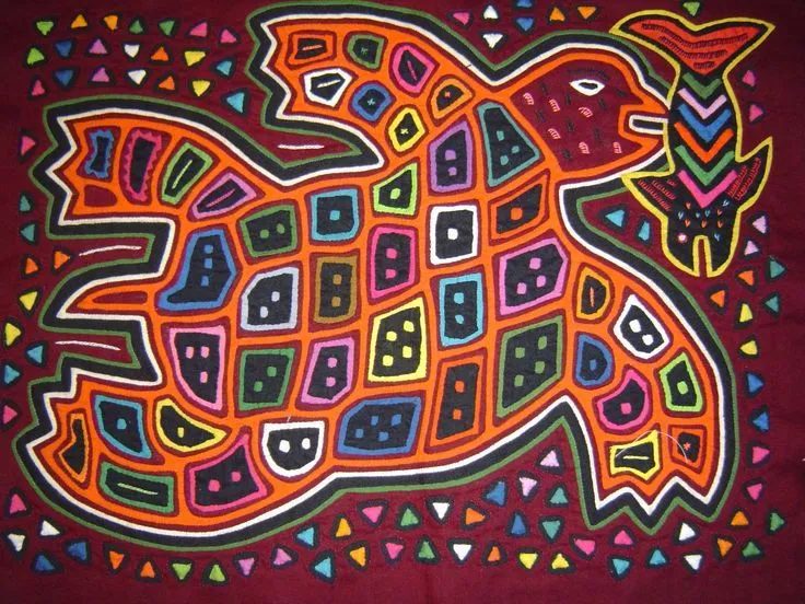 Arte Mola - Arte Indígena Colombiano, Imprime tu afiche con ... Arte Mola - Arte Indígena Colombiano, Imprime tu afiche con ...