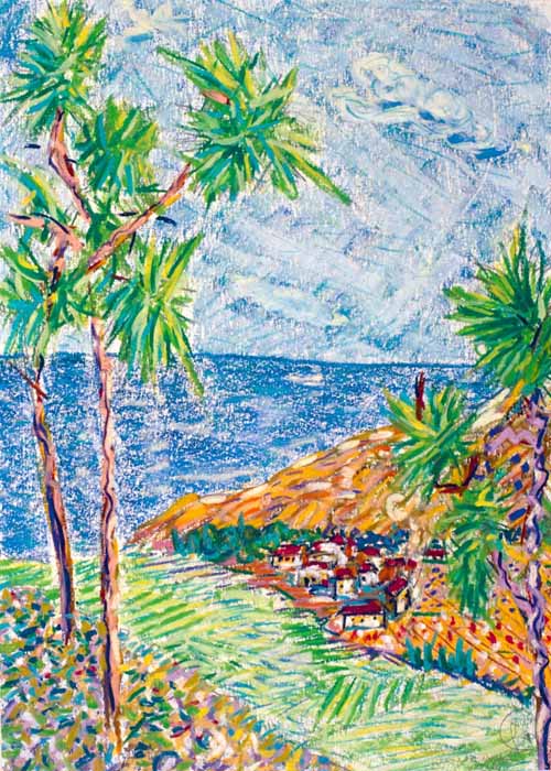 Dibujo con lineas paisaje - Imagui