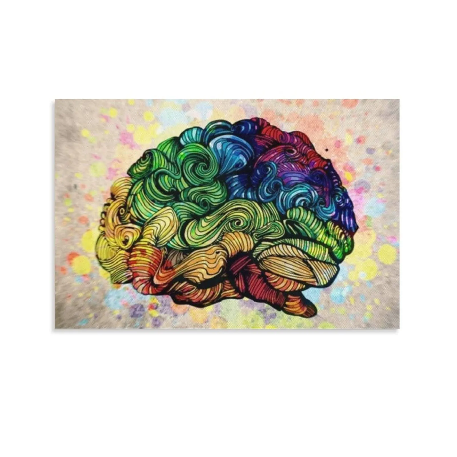 Arte de pared abstracto en lienzo para colorear el cerebro, pintura al óleo, imágenes para decoración Arte de pared abstracto en lienzo para colorear el cerebro, pintura al óleo, imágenes para decoración