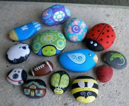 El arte de pintar piedras « Manualidades