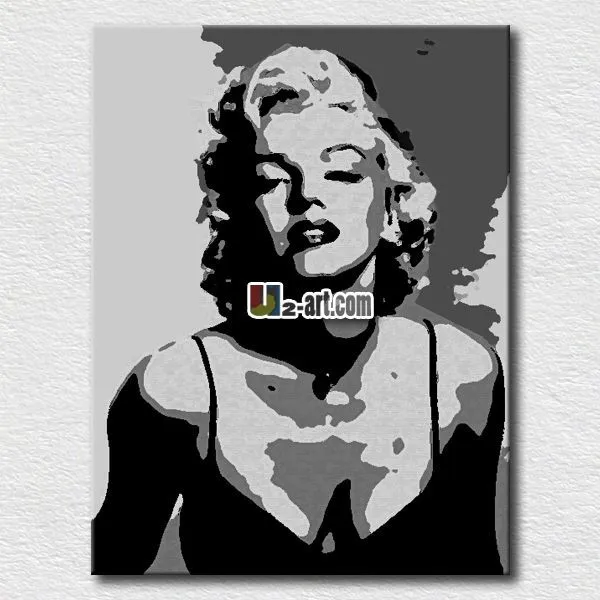 Del arte Pop de Marilyn Monroe pintura de la lona para el ... Del arte Pop de Marilyn Monroe pintura de la lona para el ...