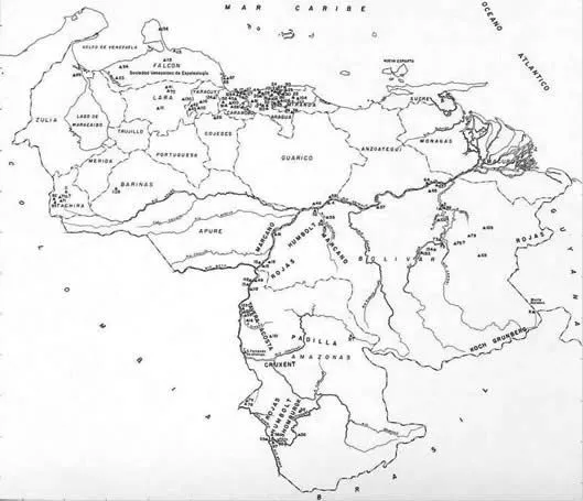 Mapa de venezuela blanco - Imagui