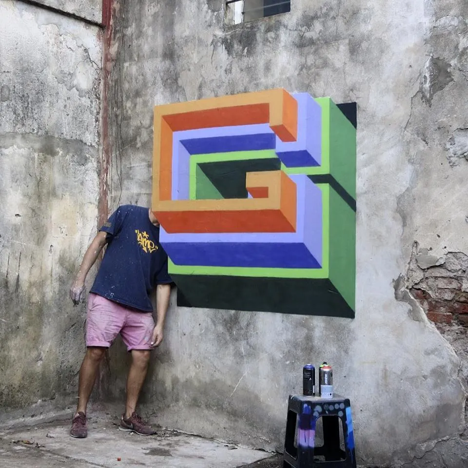 Arte urbano y graffitis de Nase Pop
