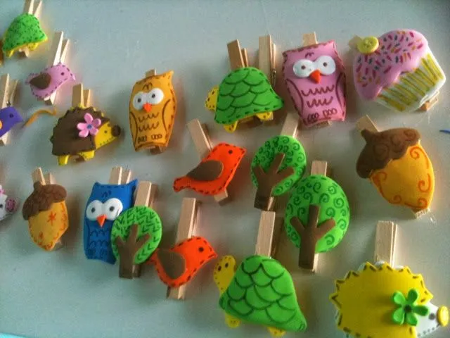 ARTELUNAR DECO RECYCLA: Pinzas animadas