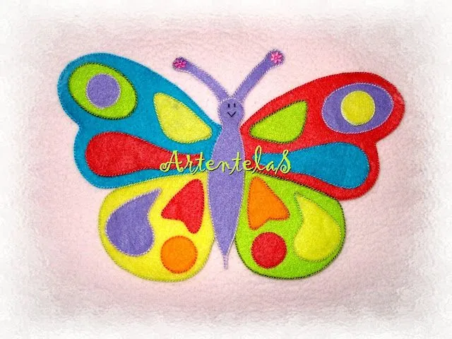 ArtentelaS » Mariposa en fieltro