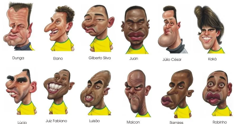 ARTES GRAFICAS Y FUTBOL: CARICATURAS DE RICARDO GALVAO MUNDIAL 2010