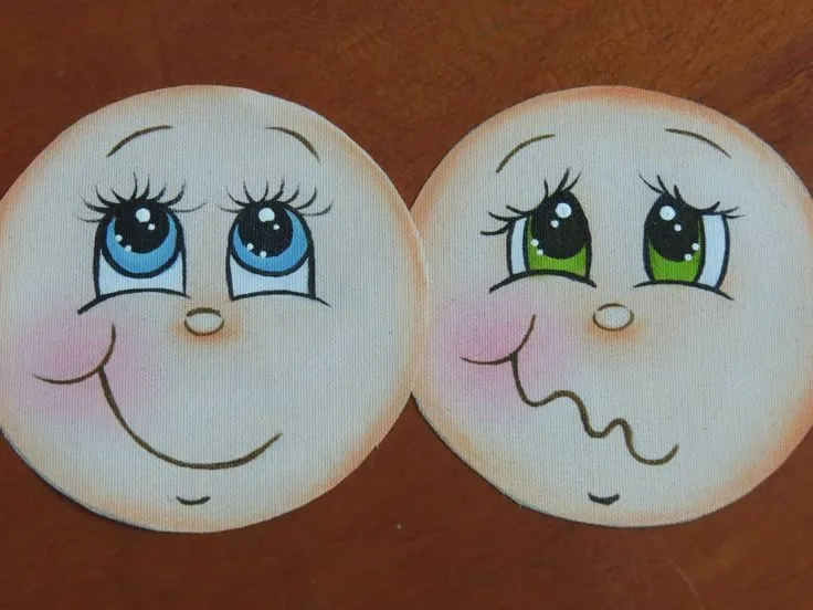 Artes Mariana Santos!: Pintando Carinhas de Bonecas! | Boneca ...