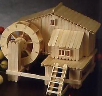 Casas de palitos de madera - Imagui