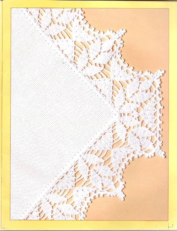 Artesanato Mãos de Fada: Gráficos de barrados com cantos em crochê