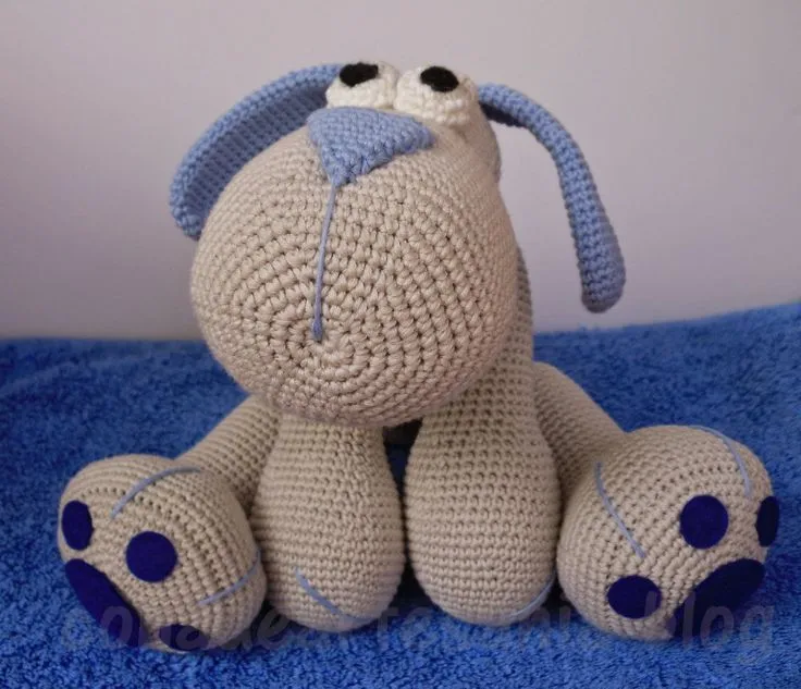 con A de artesanía: Amigurumi perrito Leopoldo | Manualidades solo ... con A de artesanía: Amigurumi perrito Leopoldo | Manualidades solo ...