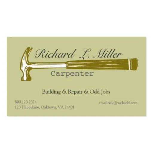 Artesanía en madera del carpintero tarjetas de visita | Zazzle Artesanía en madera del carpintero tarjetas de visita | Zazzle