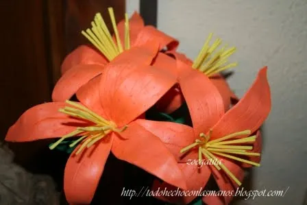 Artesanía con mis manos: LIRIOS