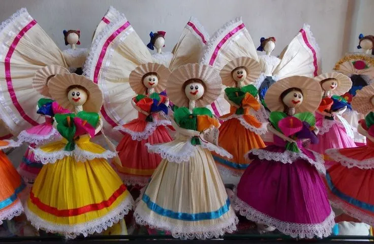 Artesanía Mexicana Juguete Muñeca Hoja De Maíz Totomoxtle | México ... Artesanía Mexicana Juguete Muñeca Hoja De Maíz Totomoxtle | México ...