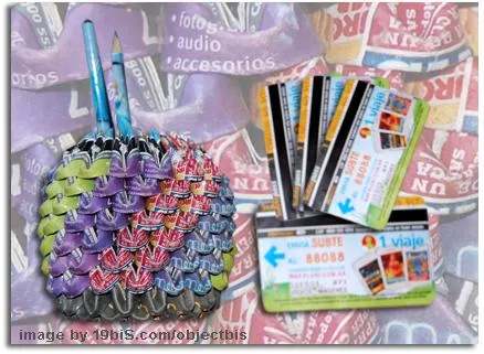 RECICLAR Y REUTILIZAR TICKETS DE METRO PARA ELABORAR OBJETOS ... RECICLAR Y REUTILIZAR TICKETS DE METRO PARA ELABORAR OBJETOS ...