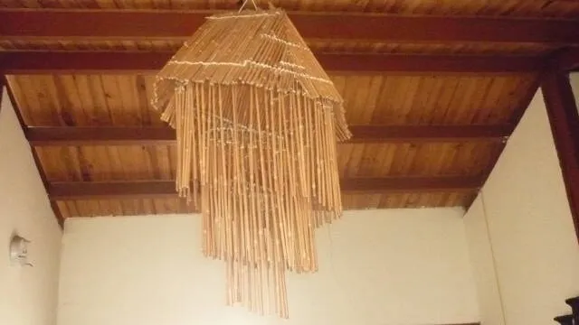 artesanias franco barinas: ATRACTIVA LAMPARA DE TECHO