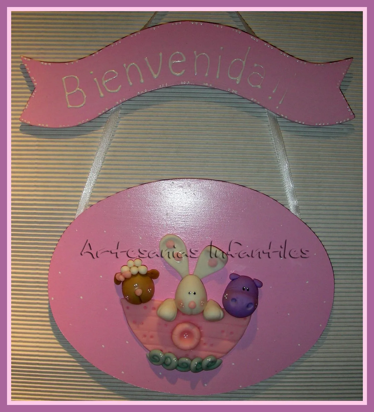 Artesanias Infantiles: Cartel de Bienvenida Artesanias Infantiles: Cartel de Bienvenida