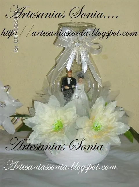 Artesanias Sonia: Centros de mesa para Boda